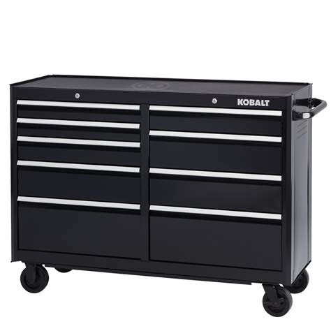 lenox 52-in w x 37.5-in h 9-drawer steel tool cabinet|Kobalt 2000 Series 9.